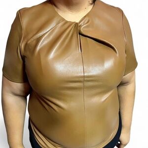 Brand NEW - Marc New York leather top